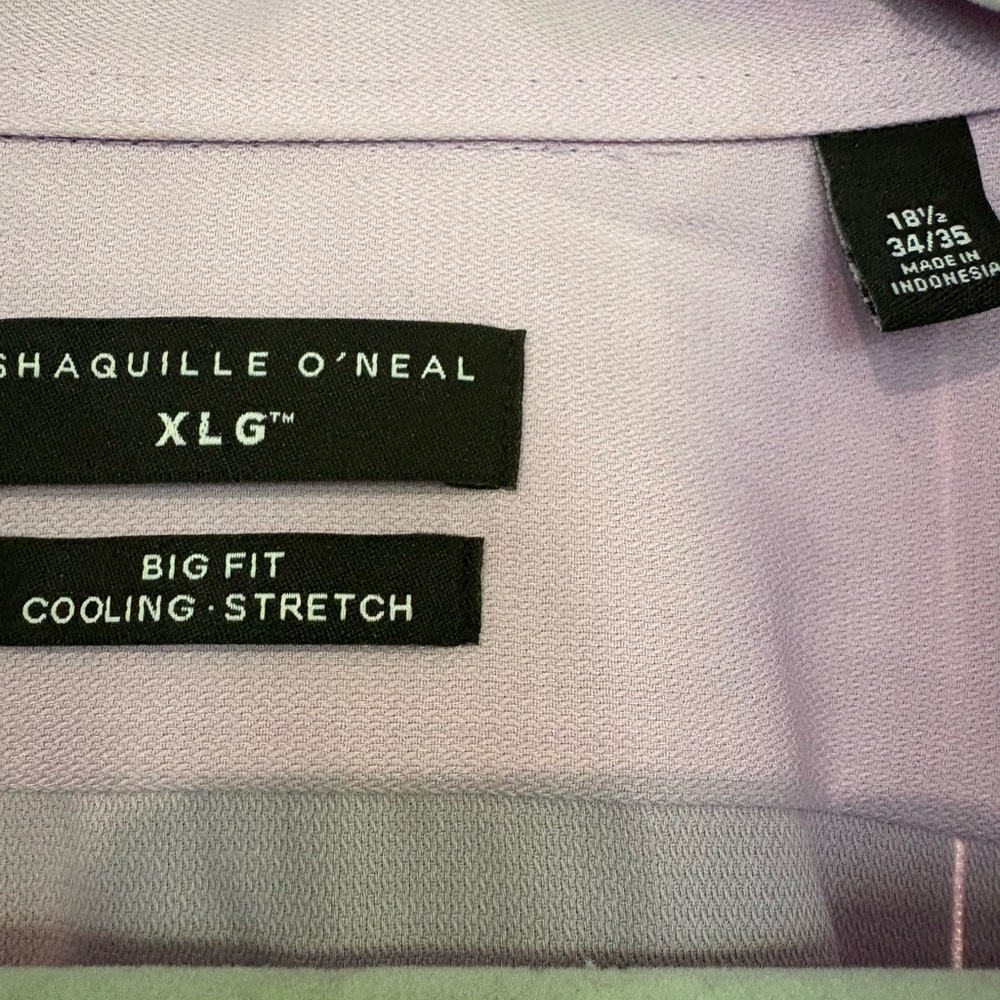 Shaquille O'Neal Lavender Dress Shirt